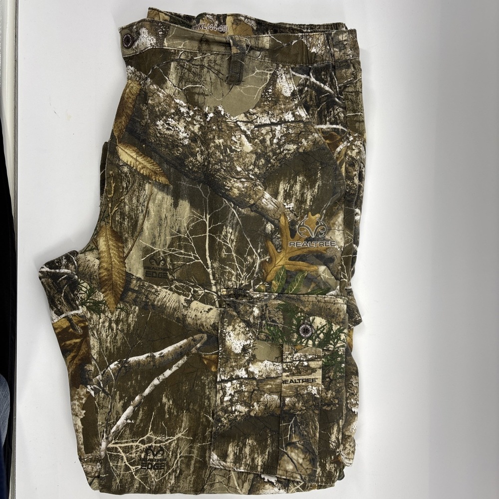 Realtree Edge Camo Cargo Pants Men's XXL 44-46 Hunting Tactical Outdoor